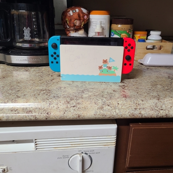 Nitendo switch with doc and charger